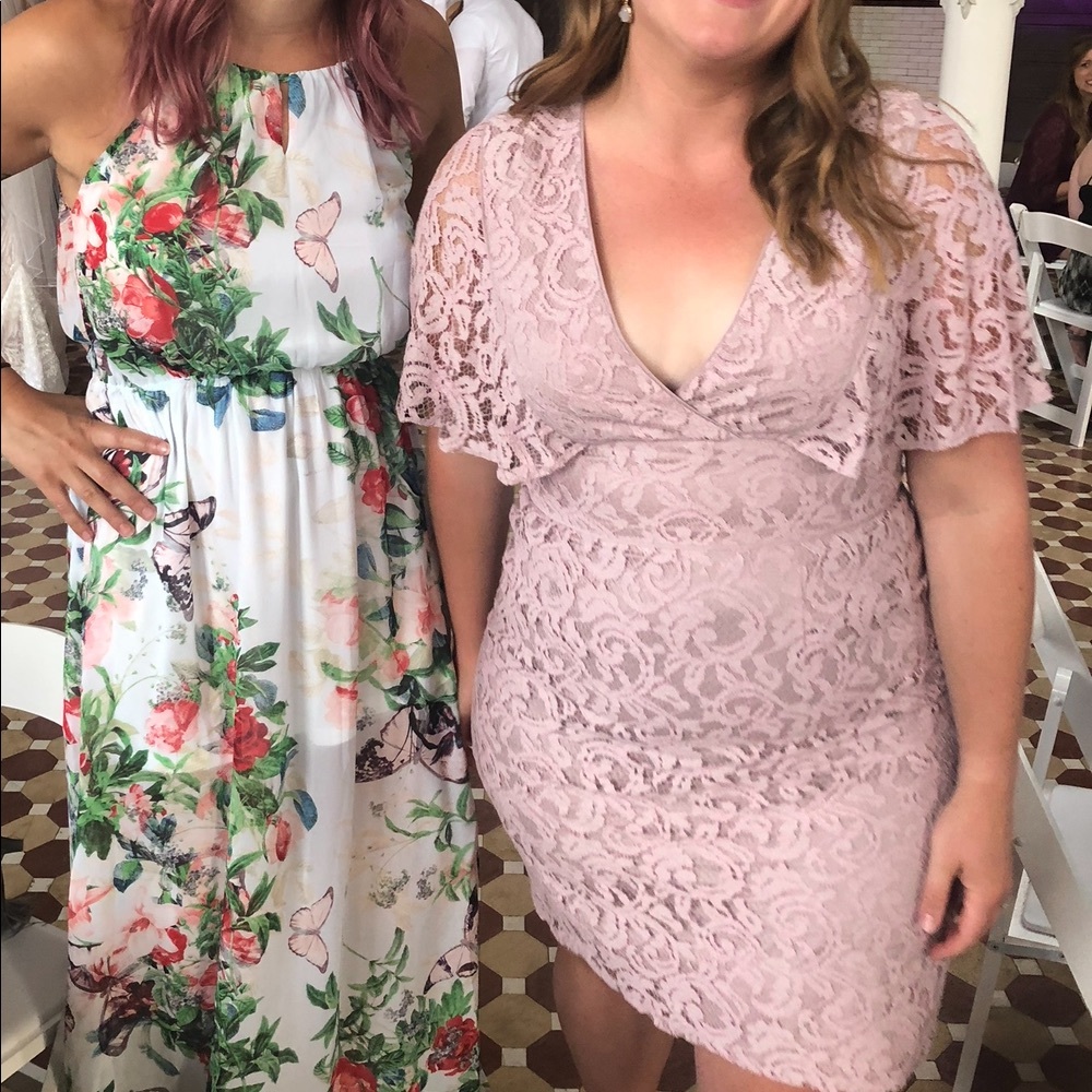 Adrianna Papell Lace Sheath Dress